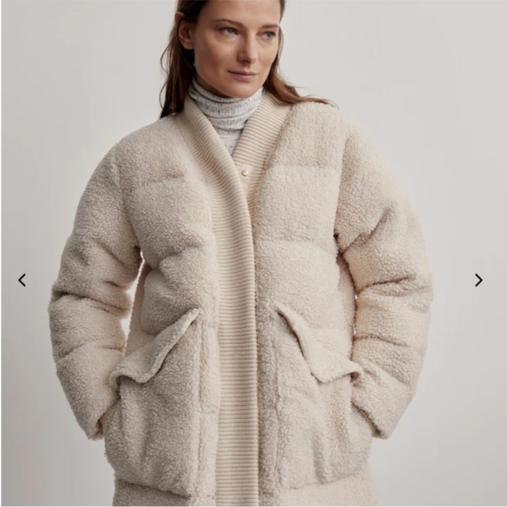Varley Women's Cream Puffer Jacket